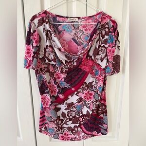 Kim & Co. Short Sleeve Blouse